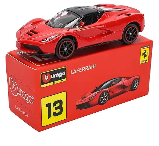 Bburago 1:64 Scale Ferrari Series Model Collection Race Diecast Metal Model Car (LAFERRARI)