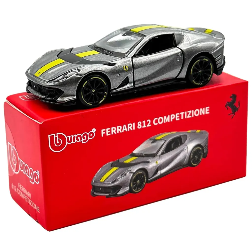 Bburago 1:64 Scale Ferrari Series Model Collection Race Diecast Metal Model Car (812 COMPETIZIONE) Colour:812 Competizione